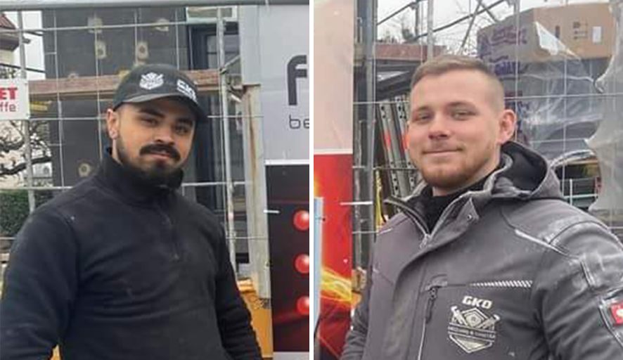Die Geschäftsführer Marcel Gaßmann-Koch und Ridvan Duran